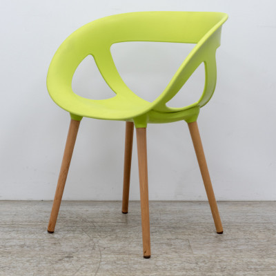 Chaise en plastique Vert 2nd Choix