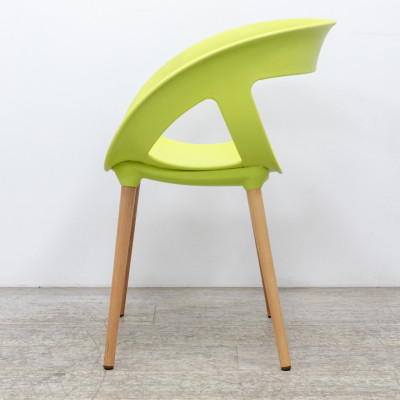 Chaise en plastique Vert 2nd Choix