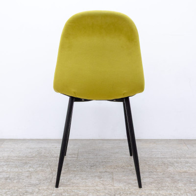 MDM Chaise en velours Jaune 2nd C.