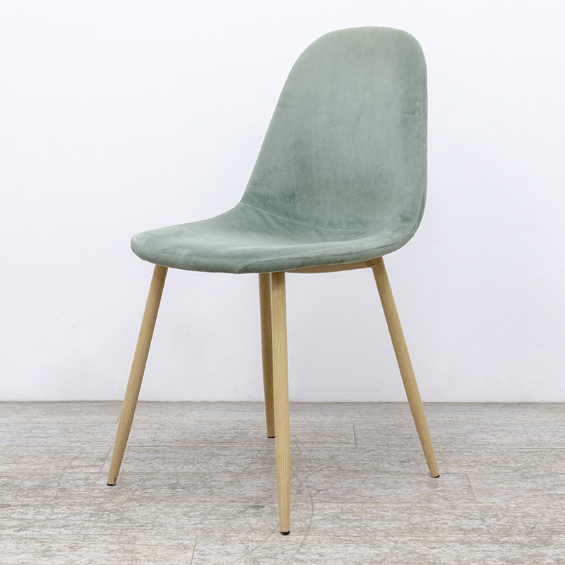 MDM Chaise en velours Vert 2nd C.