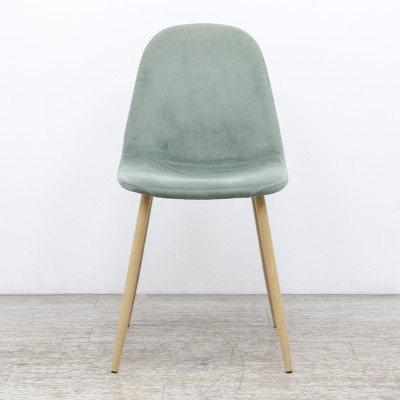 MDM Chaise en velours Vert 2nd C.