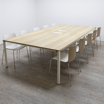 SEDUS Table L320 Chêne / Blanc