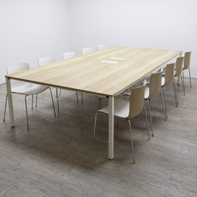 SEDUS Table L320 Chêne / Blanc