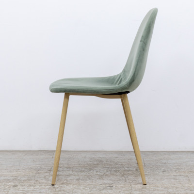 MDM Chaise en velours Vert 2nd C.