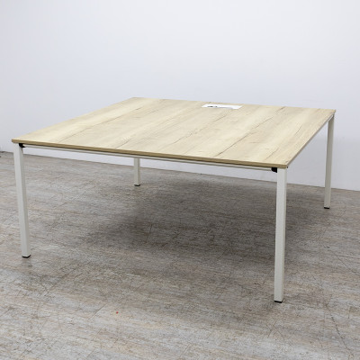SEDUS Table L160 Chêne / Blanc