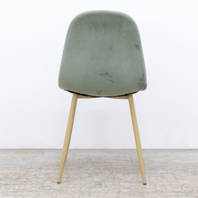 MDM Chaise en velours Vert 2nd C.