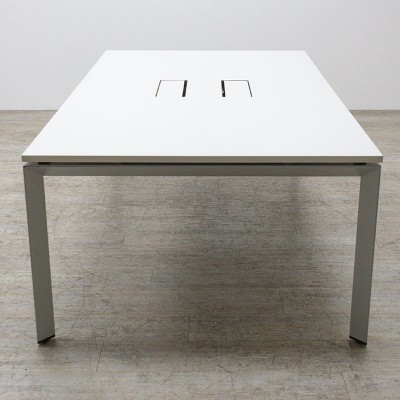 Steelcase FrameOne L200 Blanc /Gris