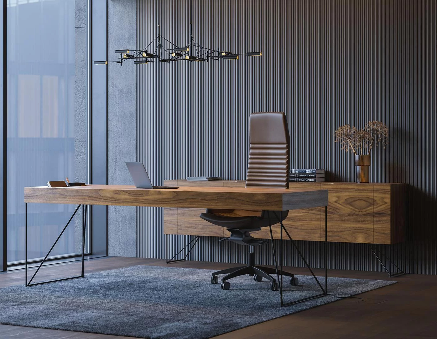 aménagement d'un bureau de direction moderne