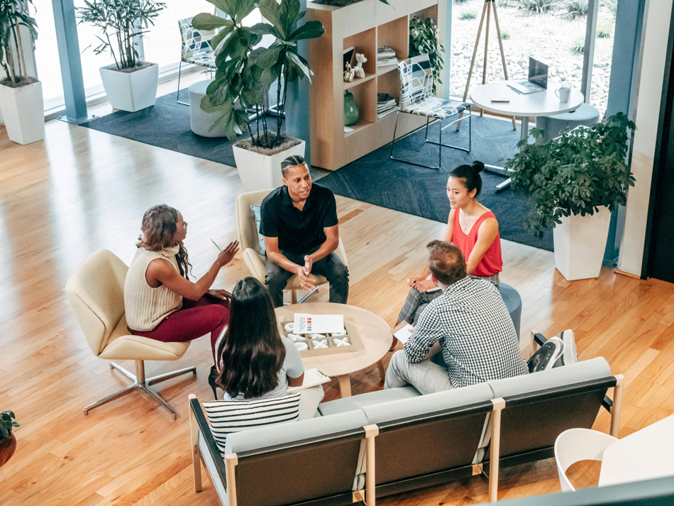 aménagement d'un espace de coworking