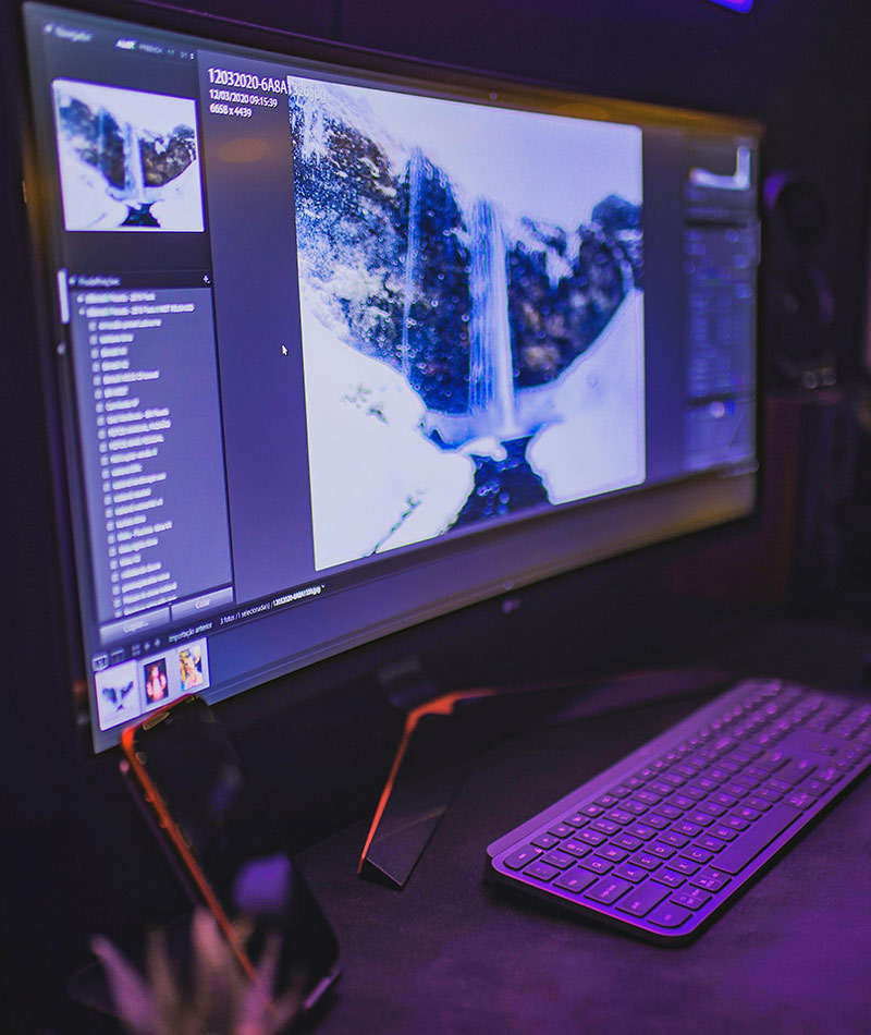 écran de PC professionnel