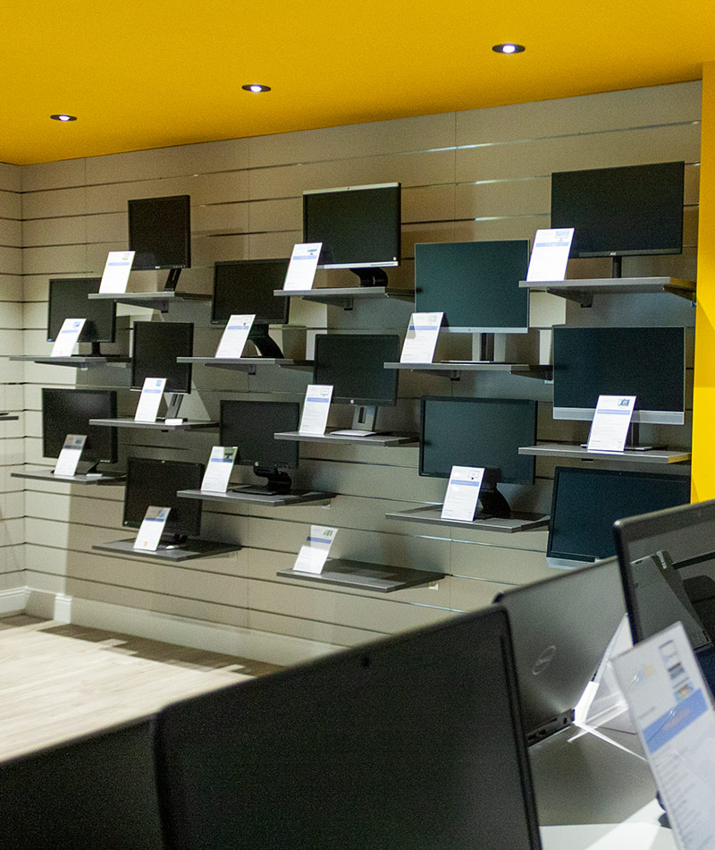 showroom dans lequel on peut acheter eds écrans de PC pro reconditionné