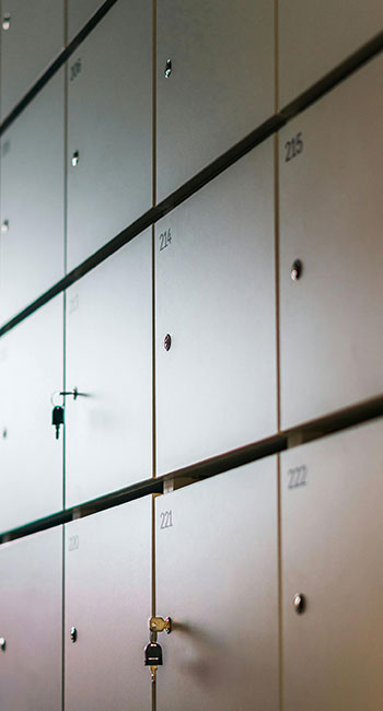 Verrouaillage des casiers